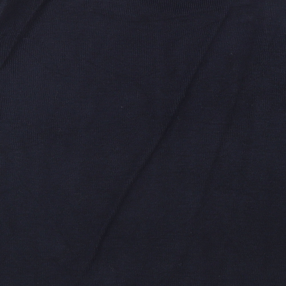 Berketex Womens Blue Round Neck Acrylic Pullover Jumper Size 14