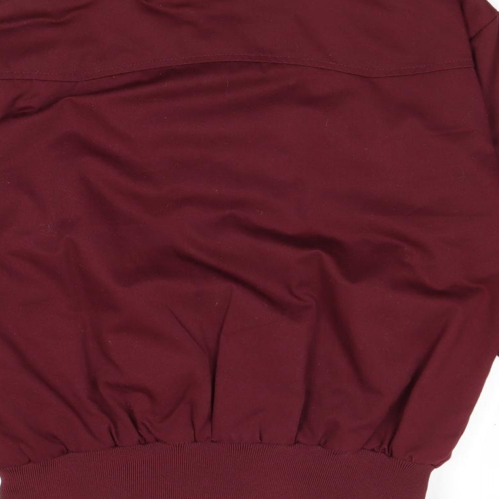 JBC Womens Red Bomber Jacket Jacket Size XS Zip