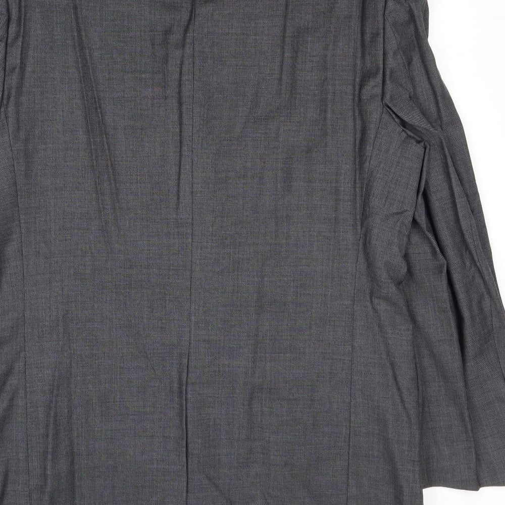 Marks & Spencer Mens Grey Wool Jacket Suit Jacket Size 42 Regular