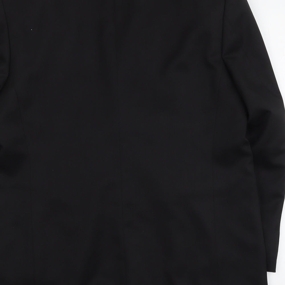 Zantos Mens Black Polyester Jacket Suit Jacket Size L Regular
