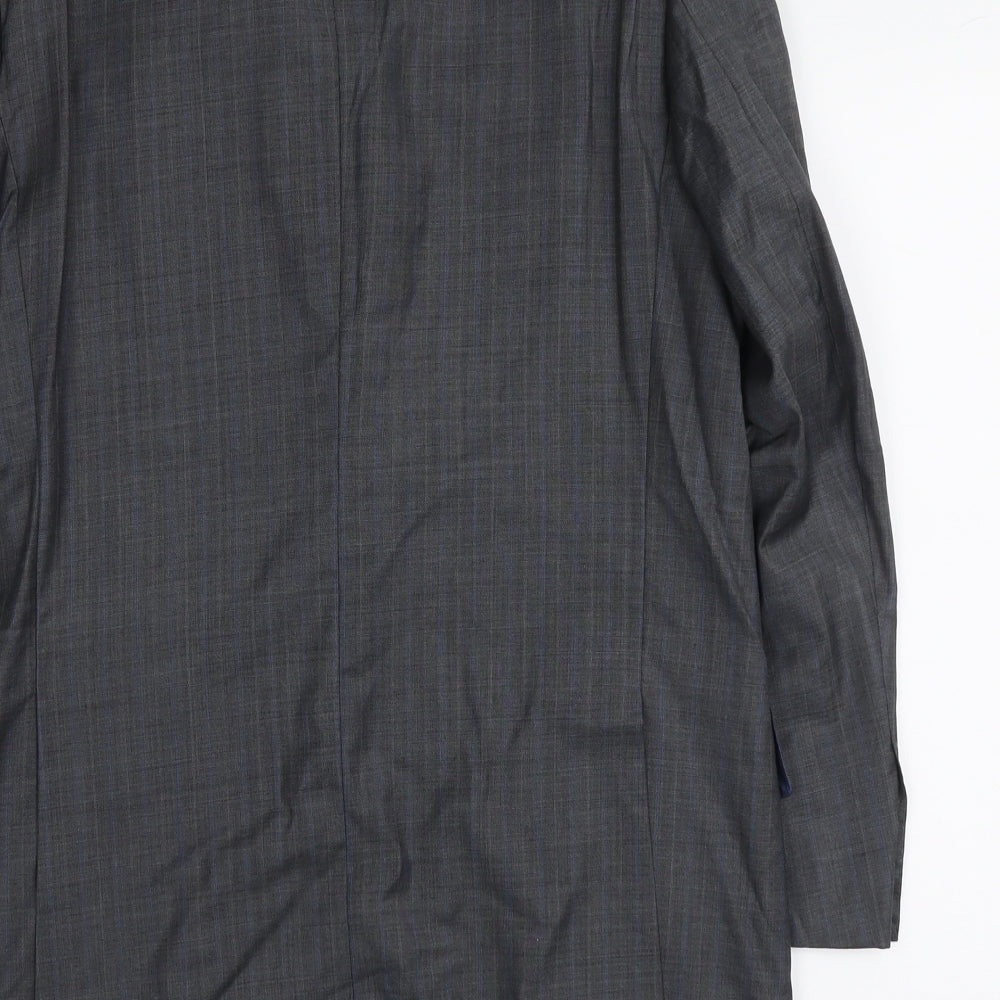 Sanstone Mens Grey Wool Jacket Suit Jacket Size L Regular