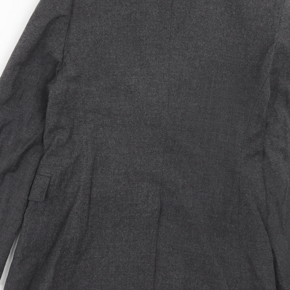 Oasis Womens Grey Wool Jacket Suit Jacket Size 12