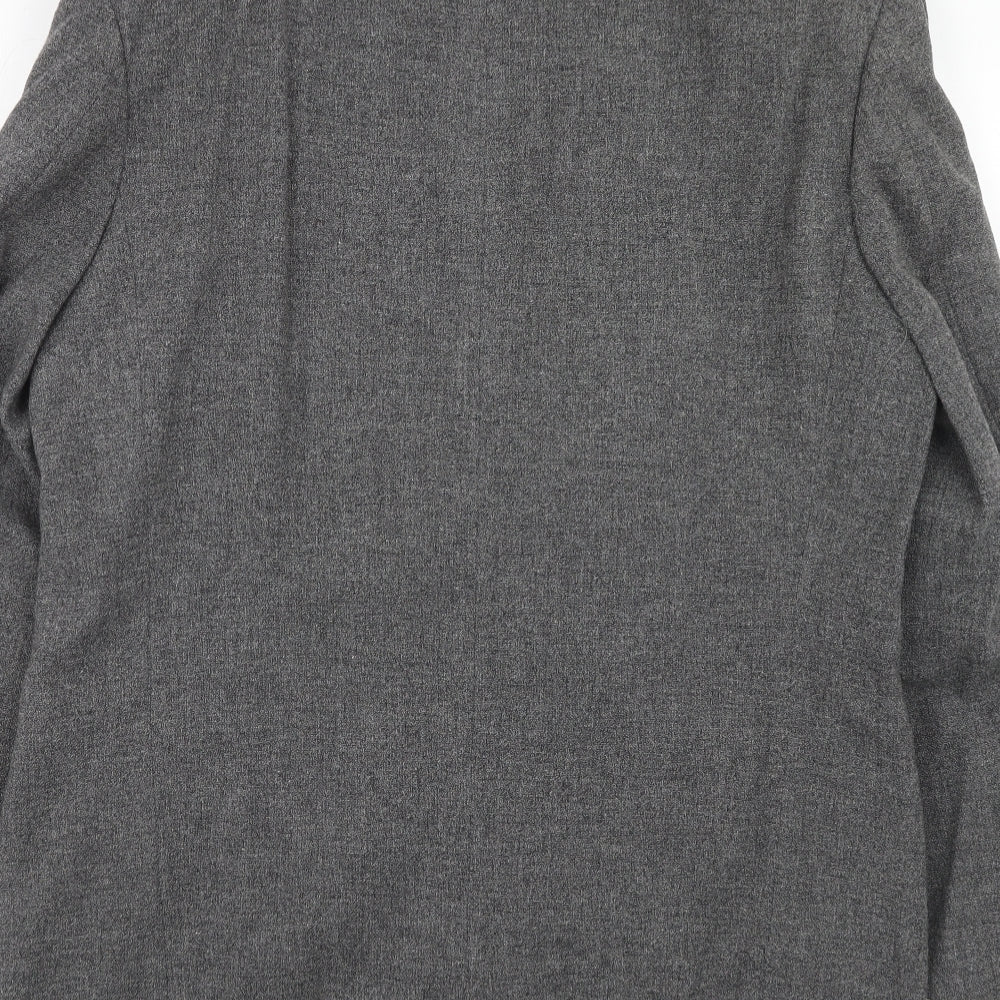 Marks & Spencer Mens Grey Wool Jacket Blazer Size 42 Regular