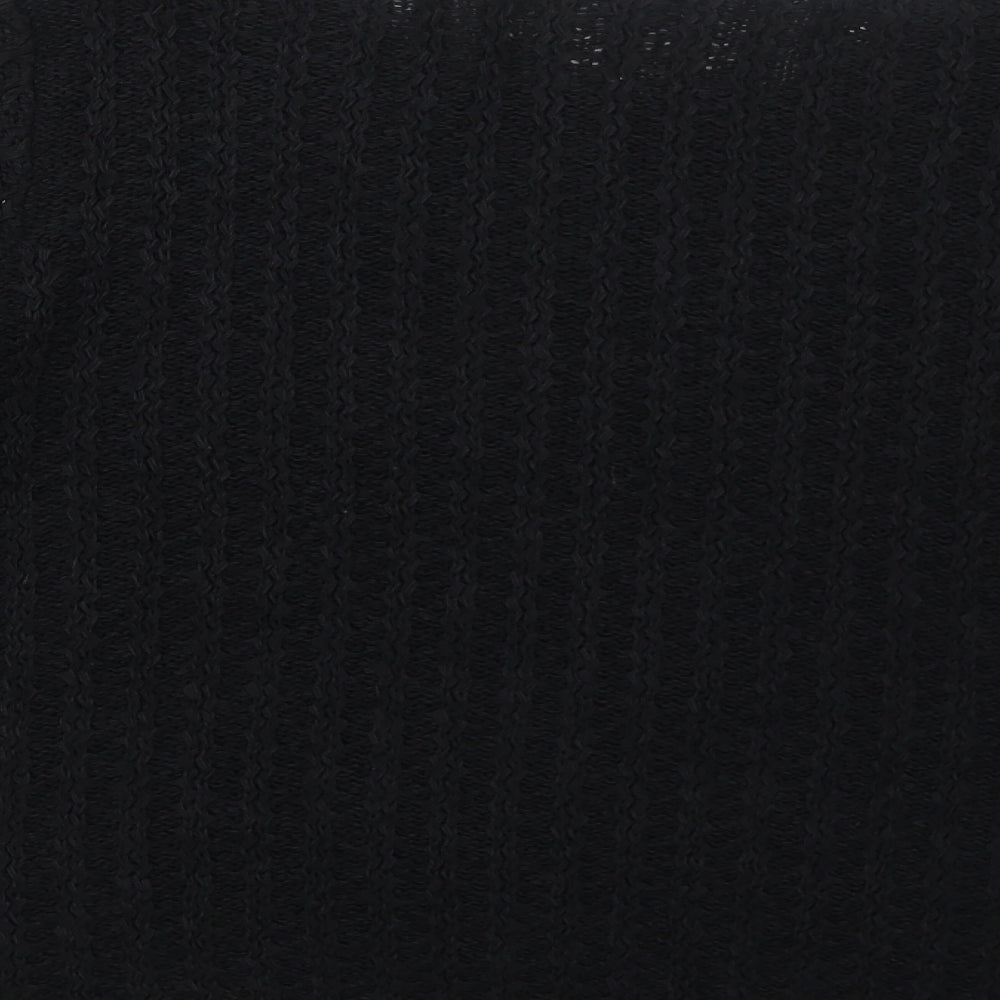 Anonymous Womens Black Round Neck Acrylic Pullover Jumper Size XL