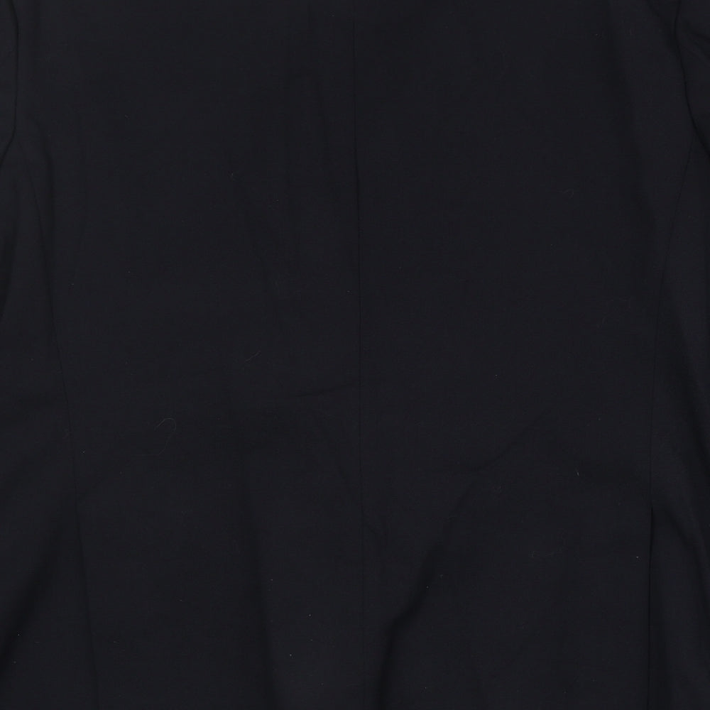 The Label Mens Blue Wool Jacket Blazer Size 44 Regular