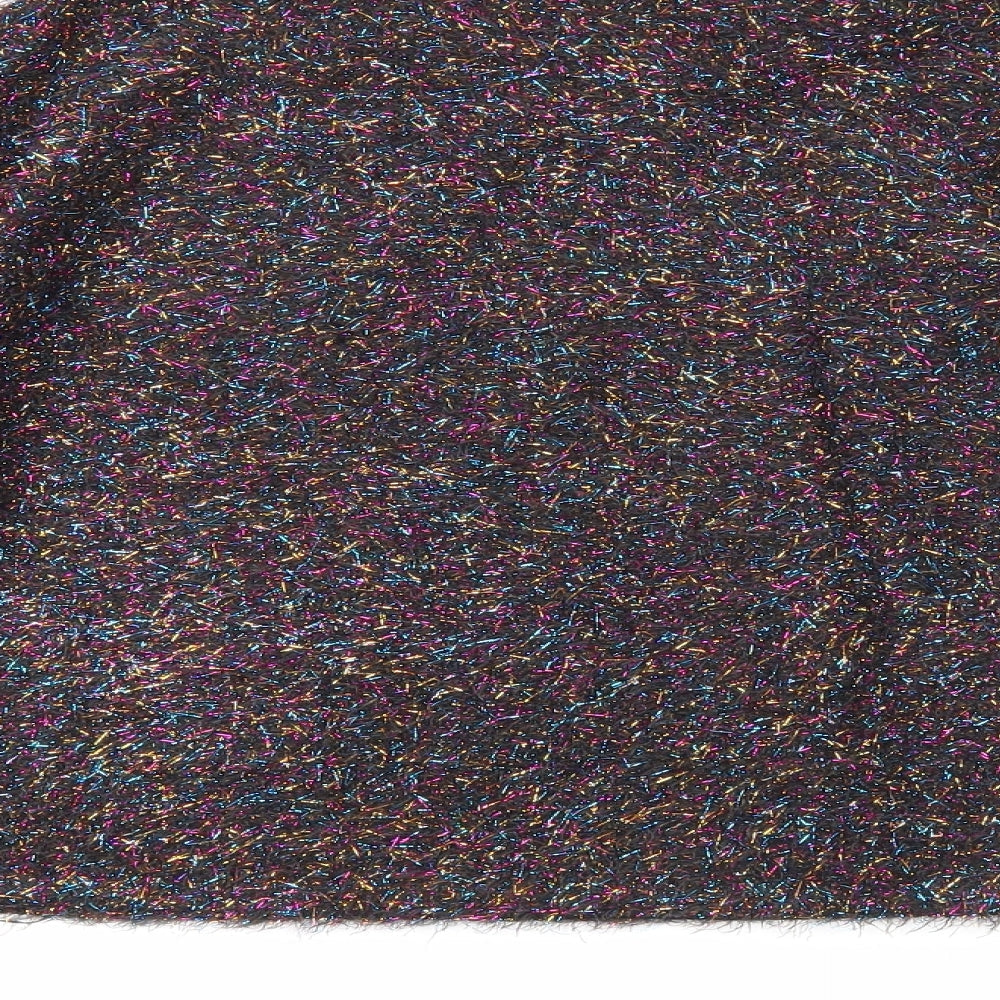 Divided by H&M Womens Black Round Neck Polyester Pullover Jumper Size M