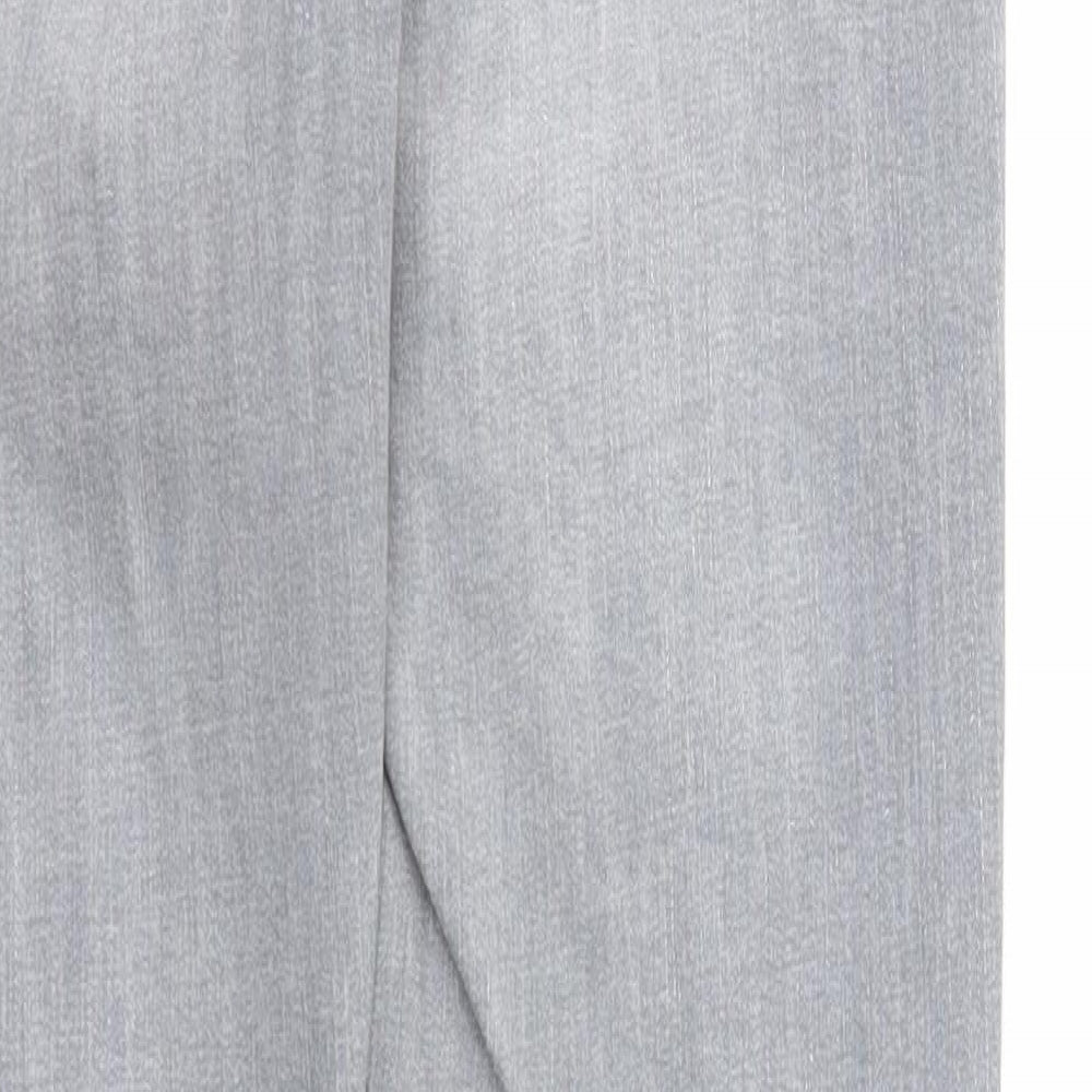 John Lewis Womens Grey Cotton Skinny Jeans Size 10 Regular Zip