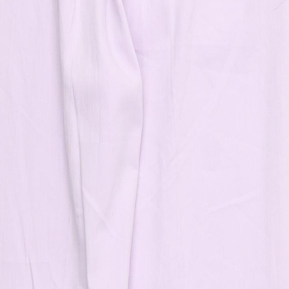Paul Separates Womens Purple Polyester Trousers Size 12 Regular Zip