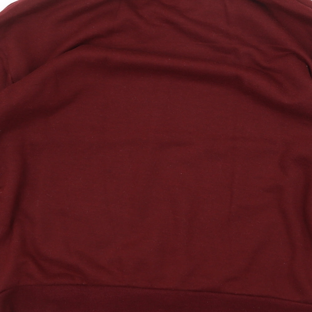 Topshop Womens Red Polyester Pullover Sweatshirt Size 6 Pullover - Copenhagen