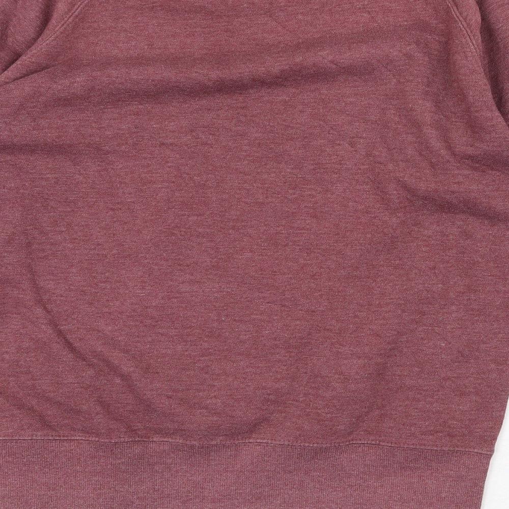 Fluid Mens Red Cotton Pullover Sweatshirt Size XS