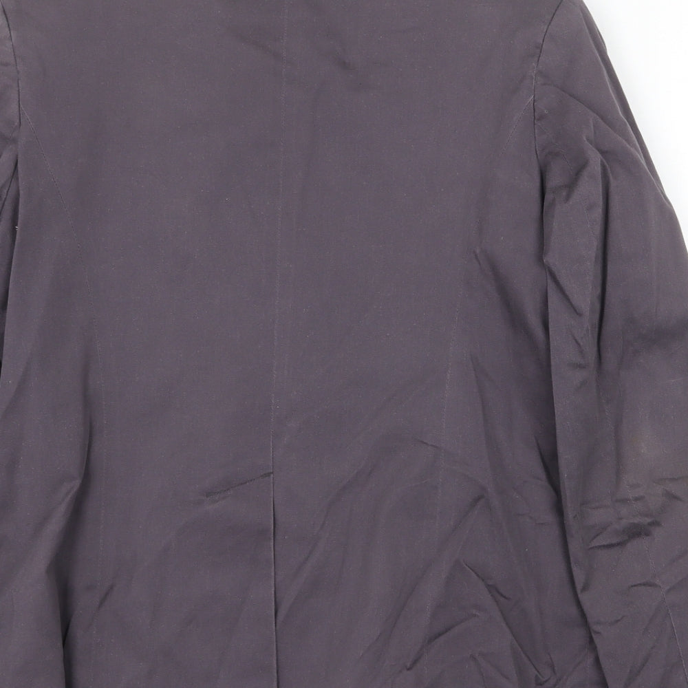 New Look Womens Grey Jacket Blazer Size 12 Button