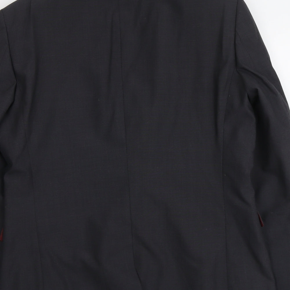 NEXT Mens Grey Wool Jacket Suit Jacket Size L Regular