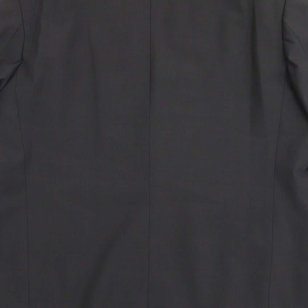 Marks & Spencer Mens Grey Polyester Jacket Suit Jacket Size L Regular