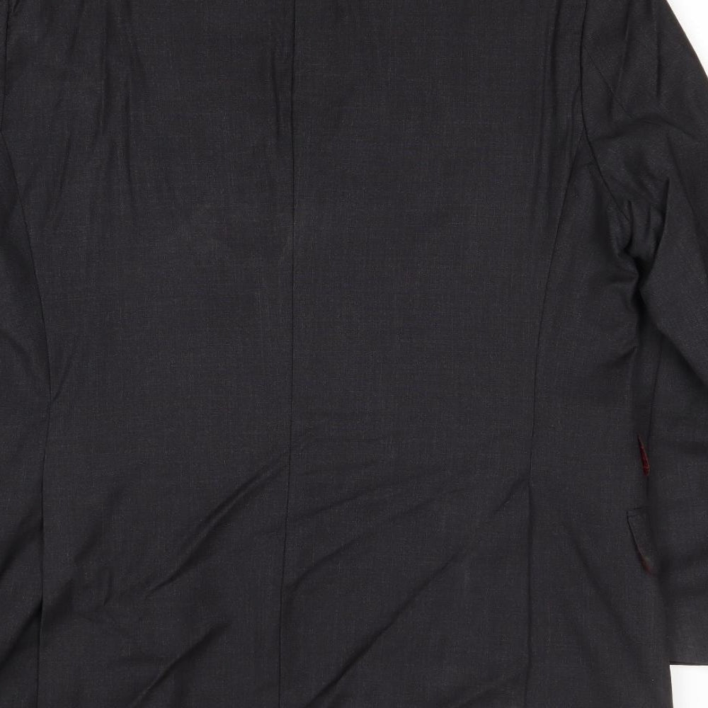 Marks & Spencer Mens Grey Wool Jacket Suit Jacket Size 42 Regular
