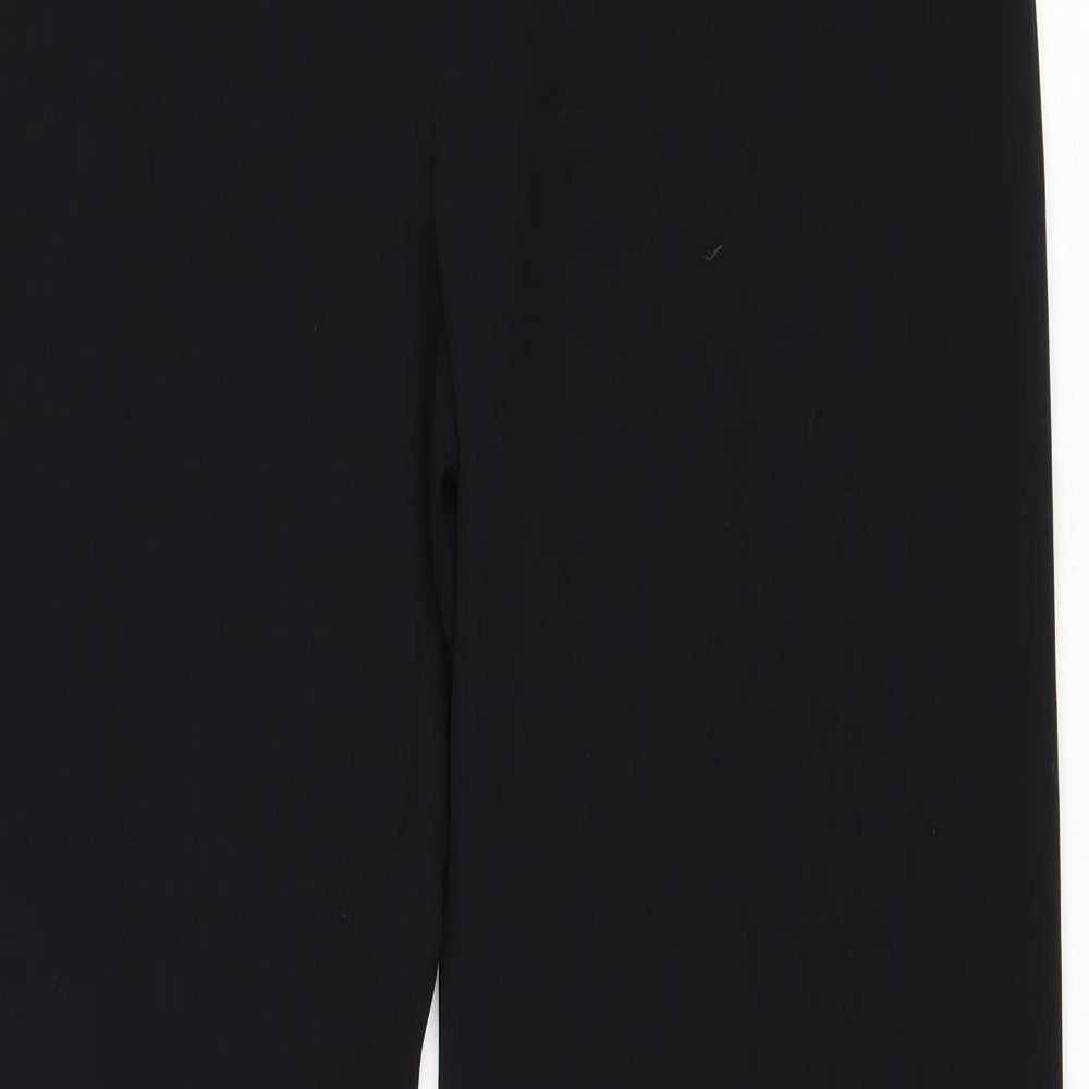 Debenhams Womens Black Polyester Dress Pants Trousers Size 12 Regular