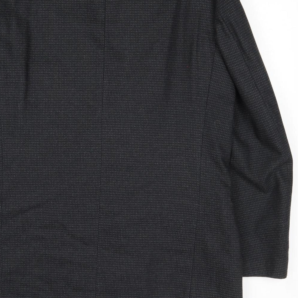 Bruce Corman Mens Grey Wool Jacket Suit Jacket Size 40 Regular