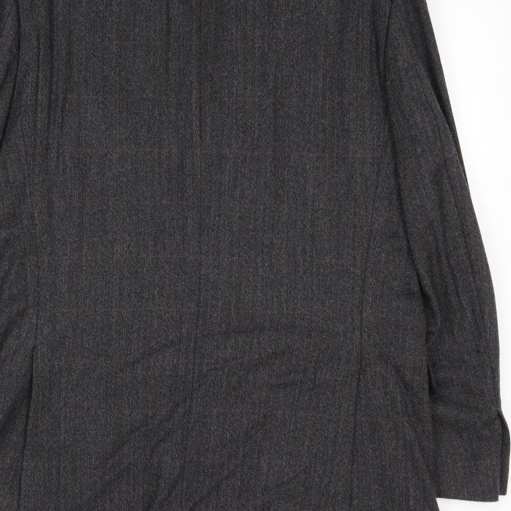 Wellington Mens Grey Wool Jacket Suit Jacket Size 42 Regular