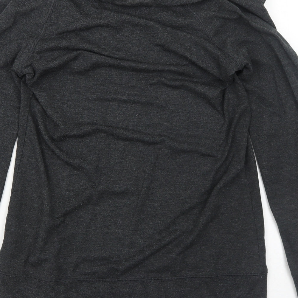 Cynthia Rowley Womens Grey Modal Pullover Sweatshirt Size 10 Pullover