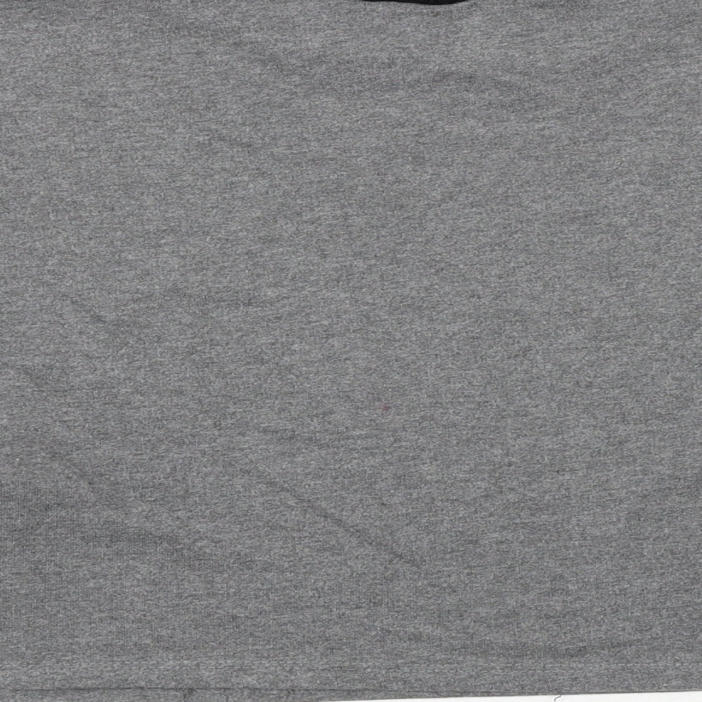 Zara Womens Grey Polyester Pullover Sweatshirt Size S Pullover