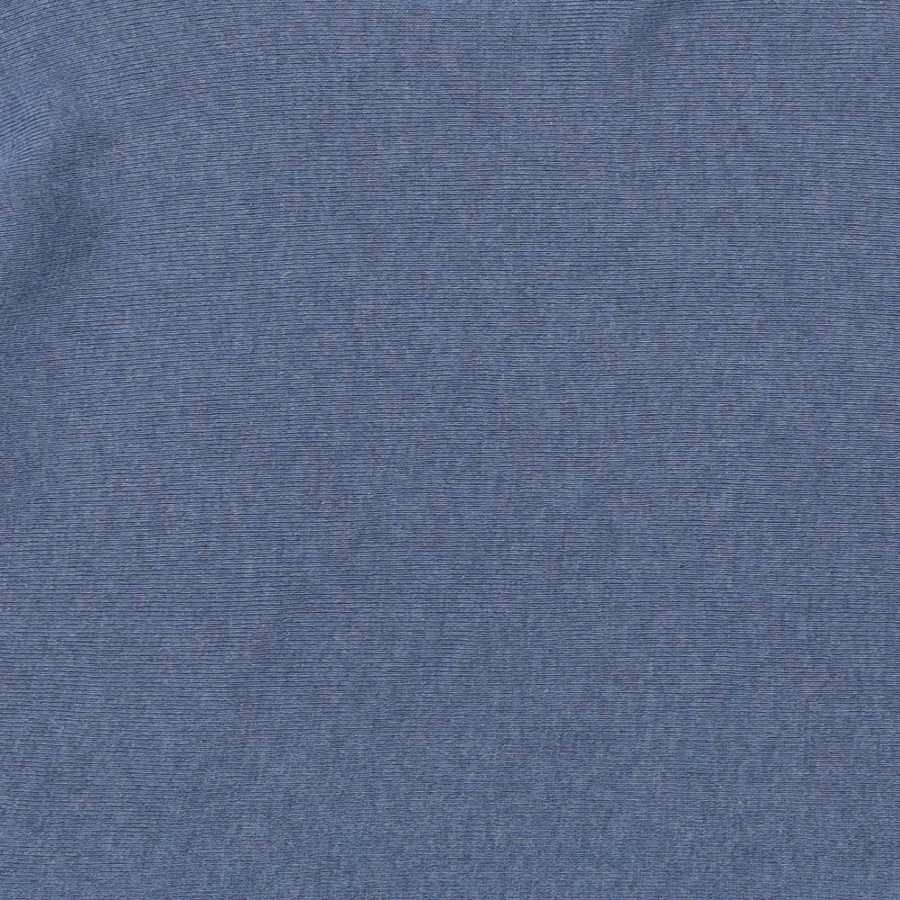 H&M Womens Blue Round Neck Polyester Pullover Jumper Size XS