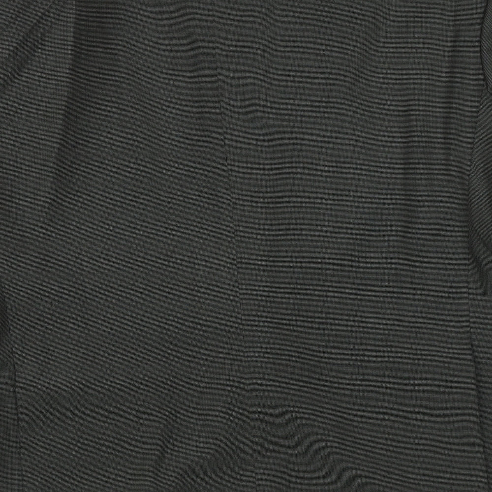Charlton Gray Mens Green Polyester Jacket Suit Jacket Size 44 Regular