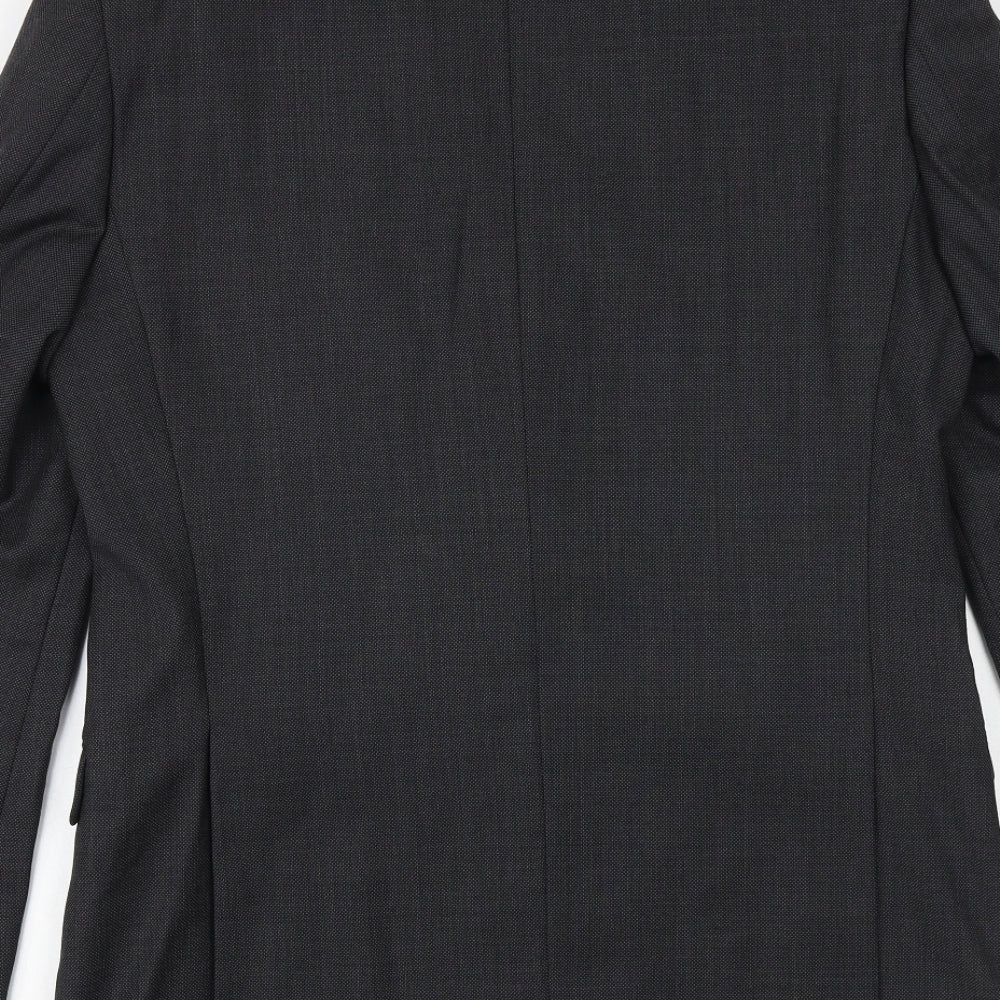 Marks & Spencer Mens Grey Wool Jacket Suit Jacket Size 40 Regular