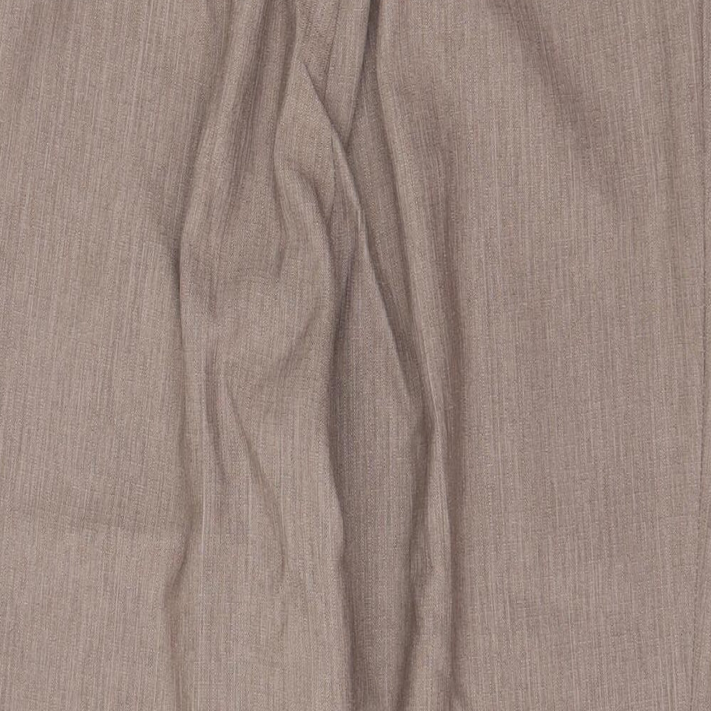 Marks and Spencer Womens Beige Polyester Trousers Size 12 Regular