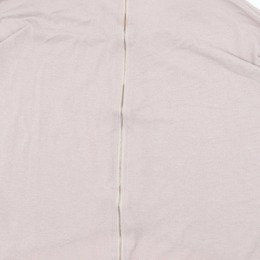 Quiz Womens Pink Round Neck Viscose Pullover Jumper Size M - Cut Out