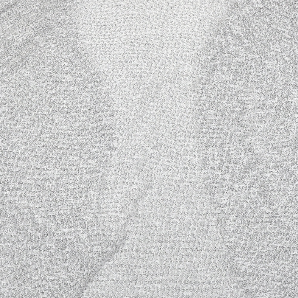 Miss Selfridge Womens Grey V-Neck Viscose Cardigan Jumper Size 10