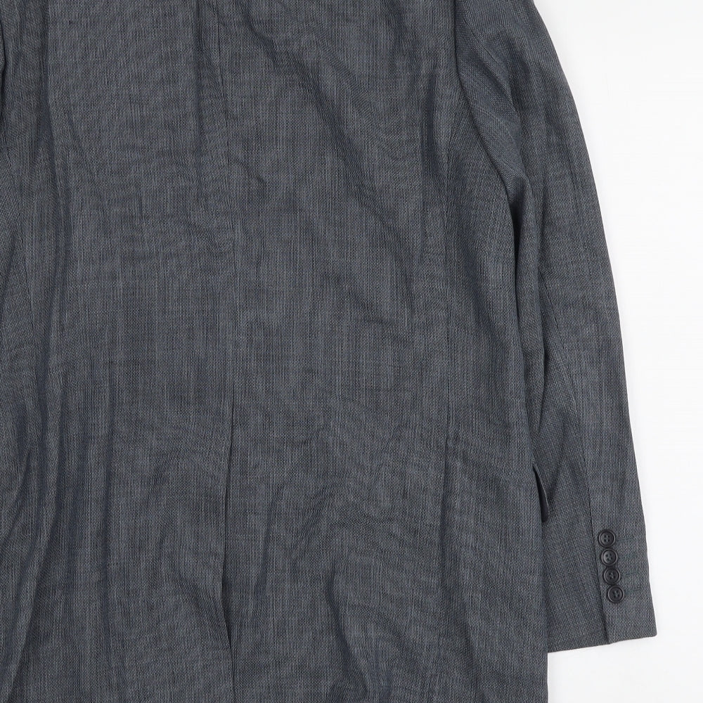 Marks & Spencer Mens Grey Wool Jacket Suit Jacket Size 40 Regular