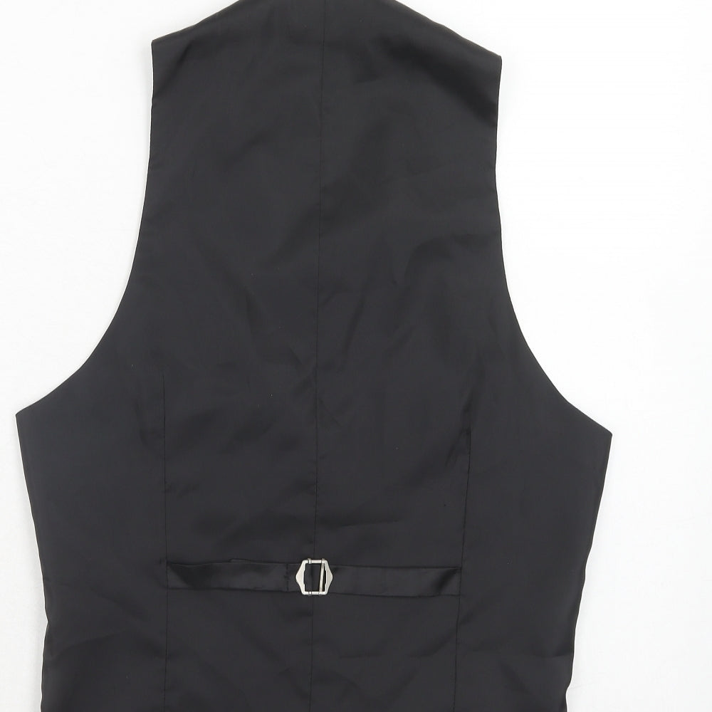 OneSix5ive Mens Blue Polyester Jacket Suit Waistcoat Size 38 Regular