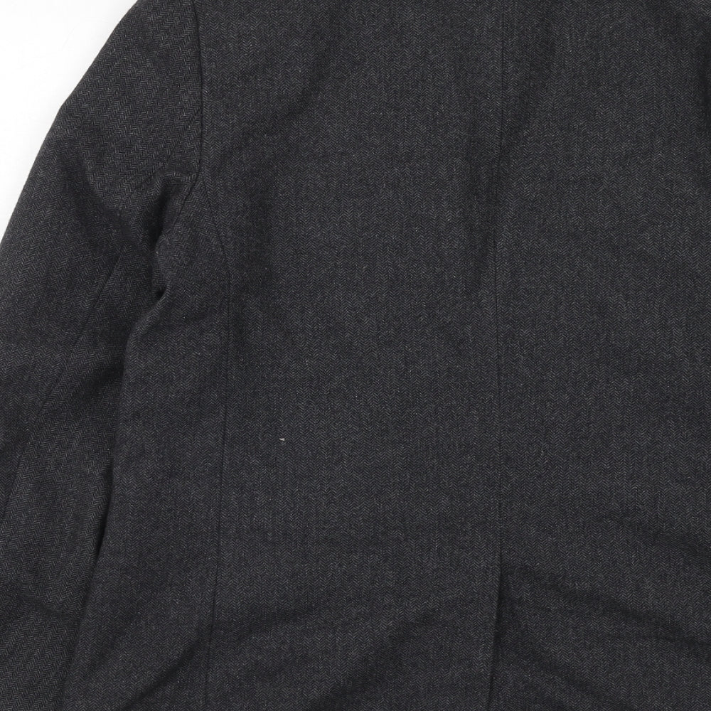 Gap Mens Grey Wool Jacket Suit Jacket Size 38 Regular