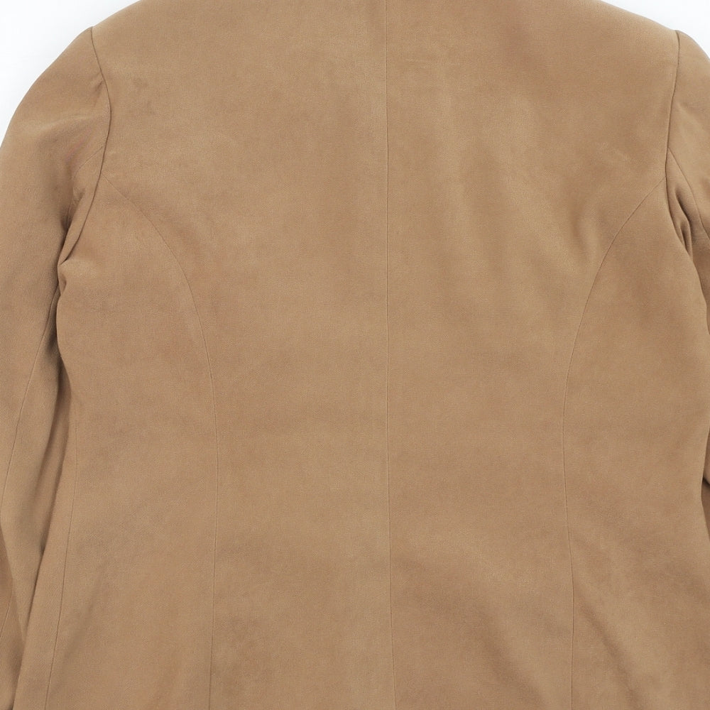 CMD Womens Brown Jacket Size 12 Zip
