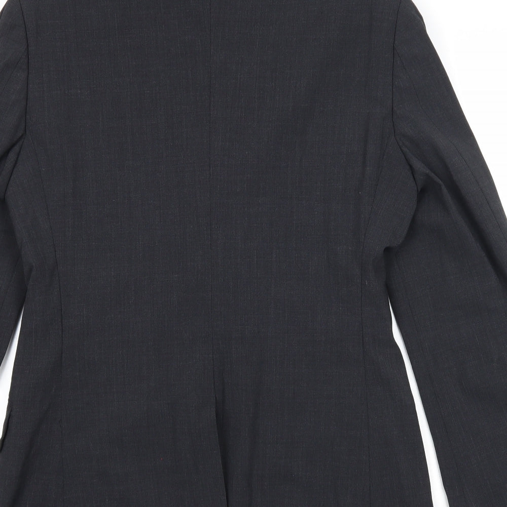 REMUS Mens Grey Wool Jacket Suit Jacket Size 36 Regular