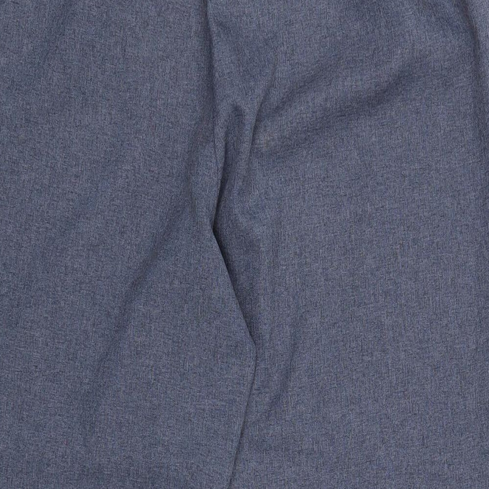 Bonmarché Womens Blue Polyester Trousers Size 16 Regular