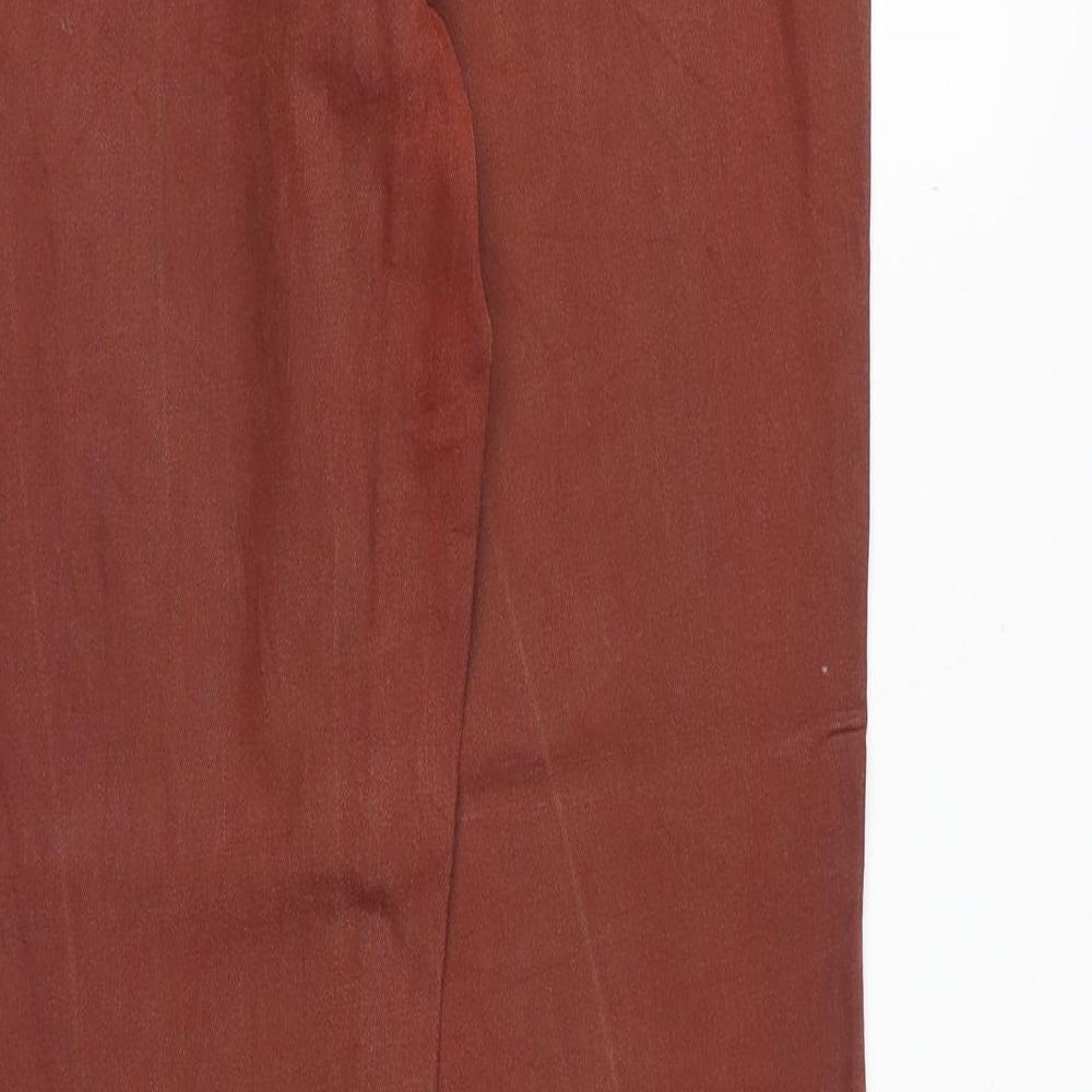 cambia Womens Orange Polyester Straight Jeans Size 30 in Regular Zip