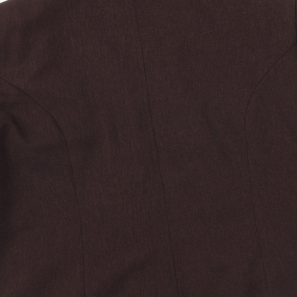 EWM Womens Brown Jacket Size 16 Zip