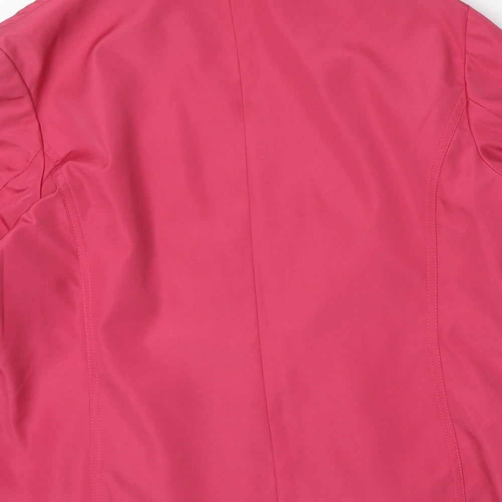 Bonmarché Womens Pink Jacket Size S Zip