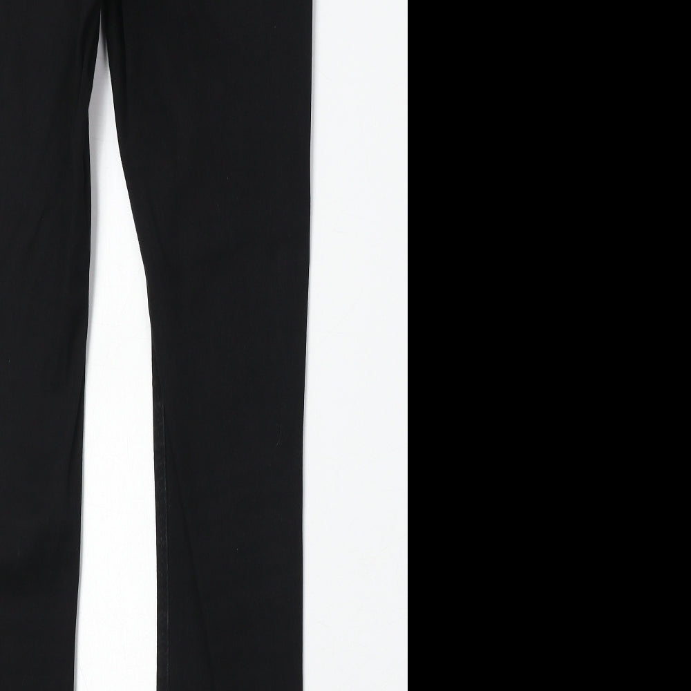 Noisy May Womens Black Cotton Skinny Jeans Size 30 in Regular Zip