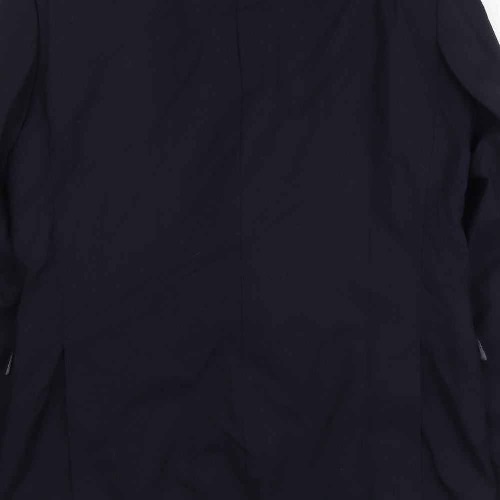 Marks & Spencer Mens Blue Wool Jacket Suit Jacket Size M Regular