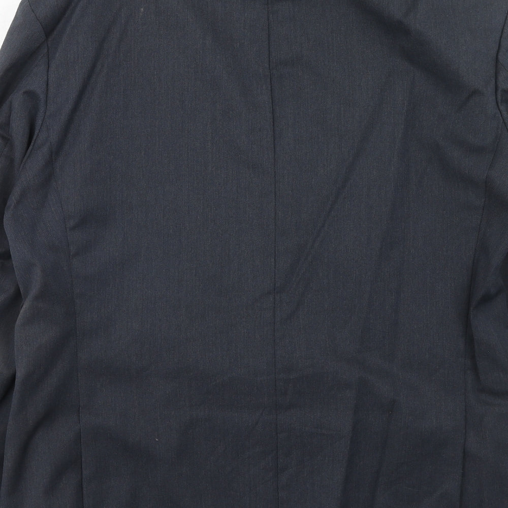 Marks & Spencer Mens Blue Wool Jacket Suit Jacket Size 40 Regular