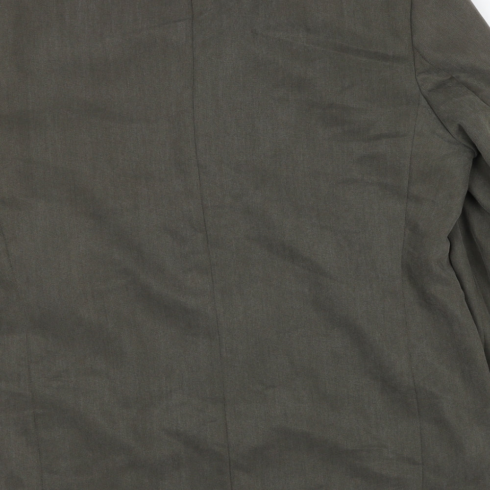 Jonathan Adams Mens Brown Polyacrylate Fibre Jacket Suit Jacket Size 42 Regular