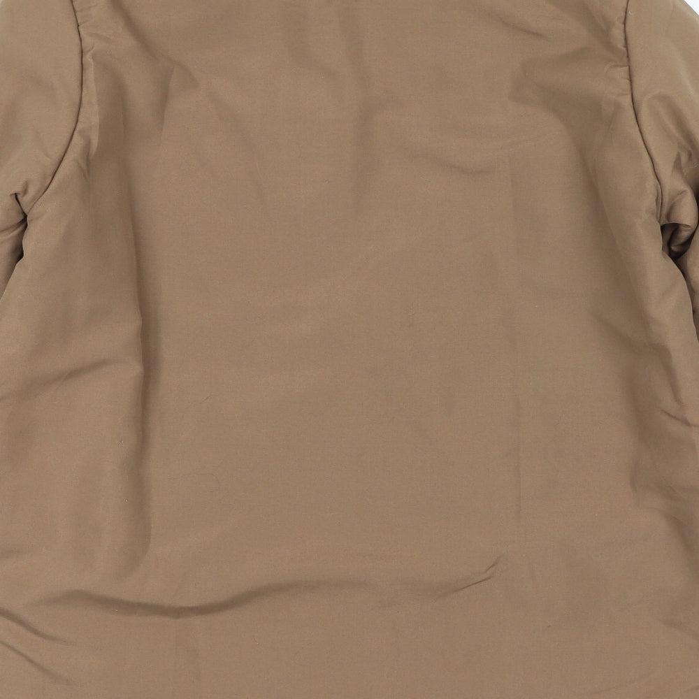 Claire Neuville Womens Brown Jacket Size 14 Button