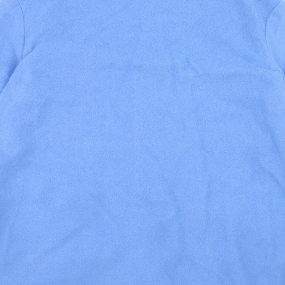 Anne De Lancay Womens Blue Jacket Size S Button