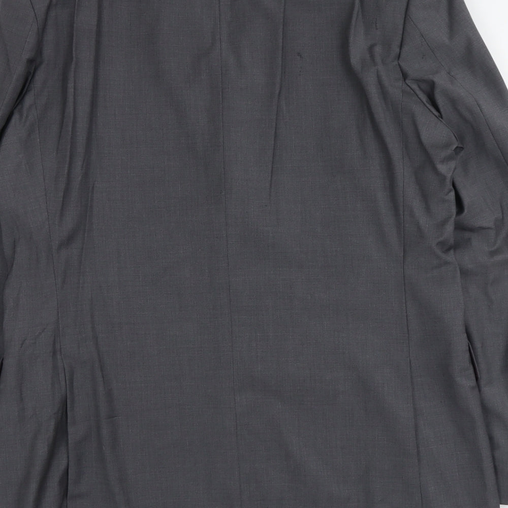 Asutin Reed Mens Grey Wool Jacket Suit Jacket Size M Regular