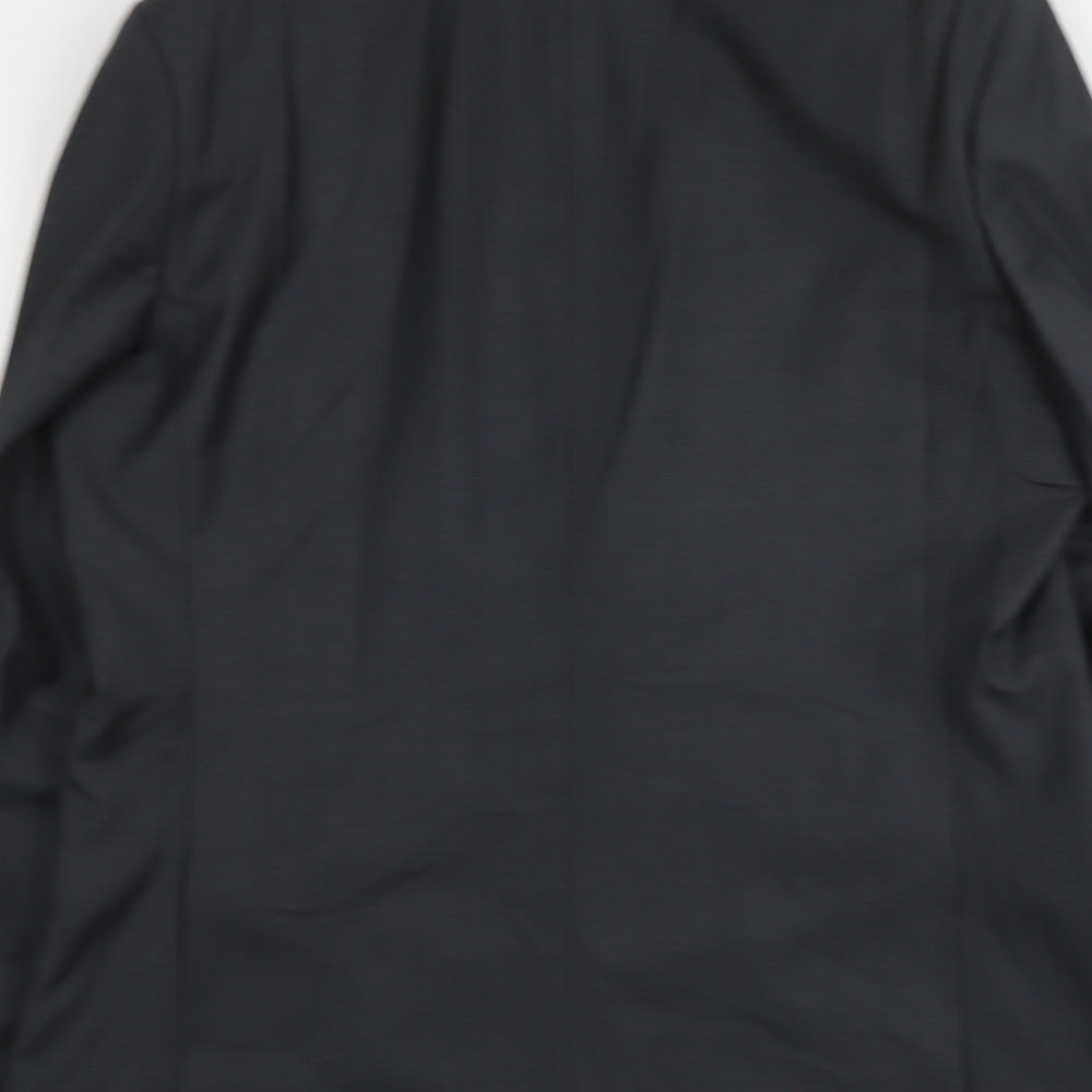 Limehaus Mens Grey Polyester Jacket Suit Jacket Size L Regular