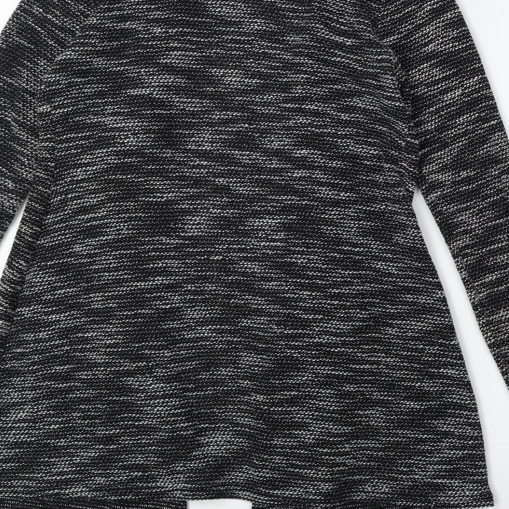New Look Womens Grey V-Neck Polyester Cardigan Jumper Size S