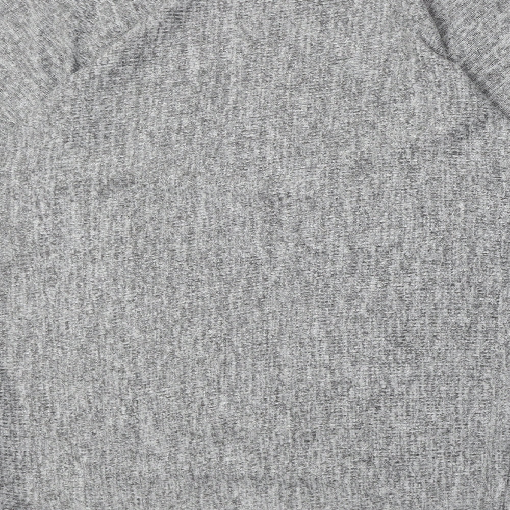 Stella Womens Grey Round Neck Polyester Pullover Jumper Size 12