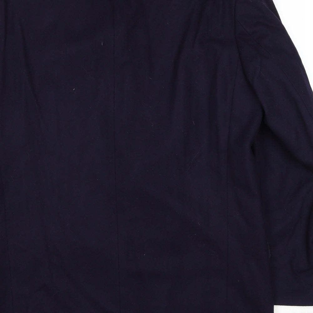 BHS Mens Blue Wool Jacket Suit Jacket Size 40 Regular