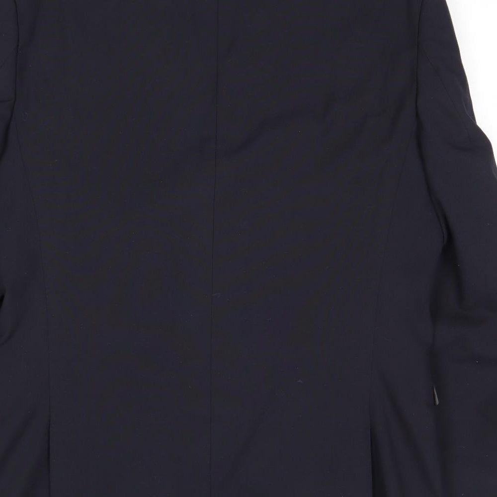 NEXT Mens Blue Polyester Jacket Suit Jacket Size 42 Regular
